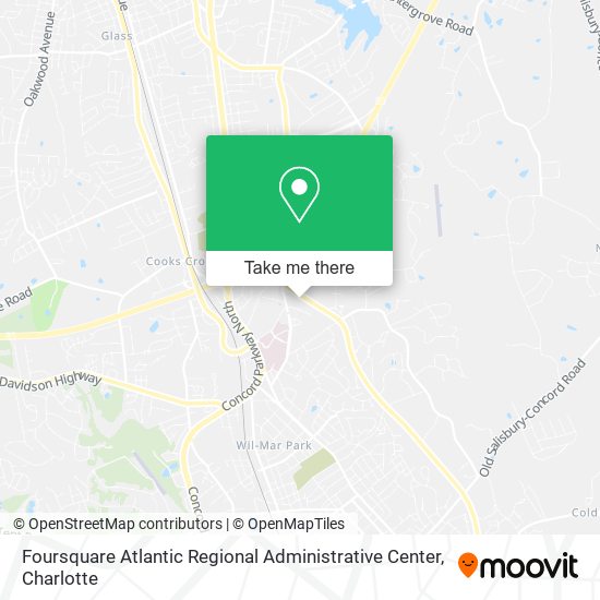 Foursquare Atlantic Regional Administrative Center map
