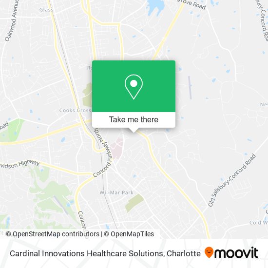 Mapa de Cardinal Innovations Healthcare Solutions