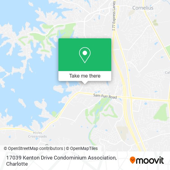 Mapa de 17039 Kenton Drive Condominium Association