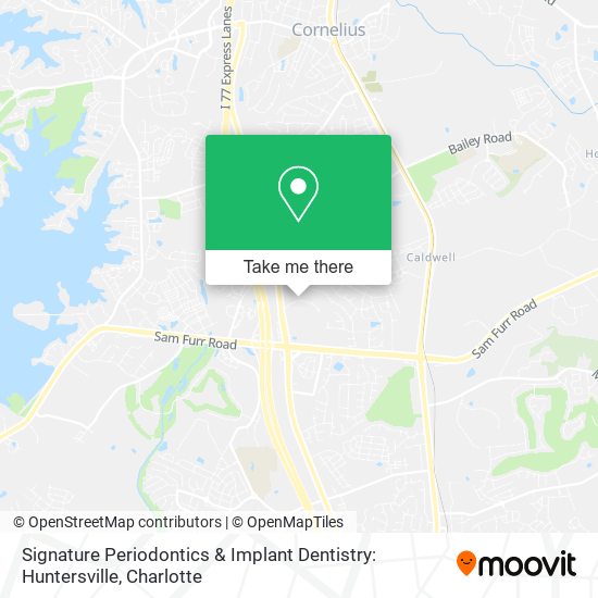 Mapa de Signature Periodontics & Implant Dentistry: Huntersville