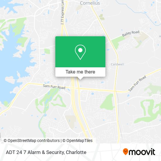 ADT 24 7 Alarm & Security map