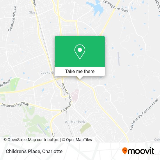 Mapa de Children's Place