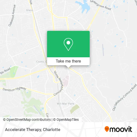 Accelerate Therapy map