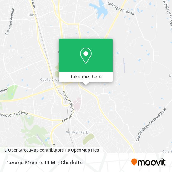 Mapa de George Monroe III MD