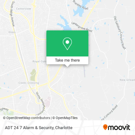 ADT 24 7 Alarm & Security map
