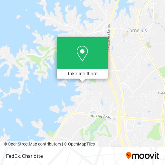 FedEx map