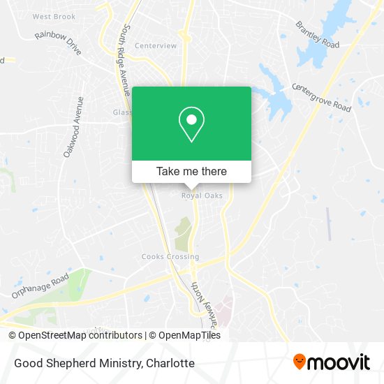 Good Shepherd Ministry map
