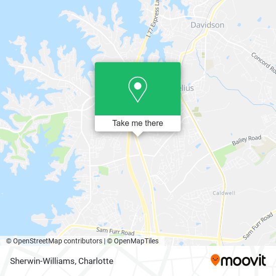 Sherwin-Williams map