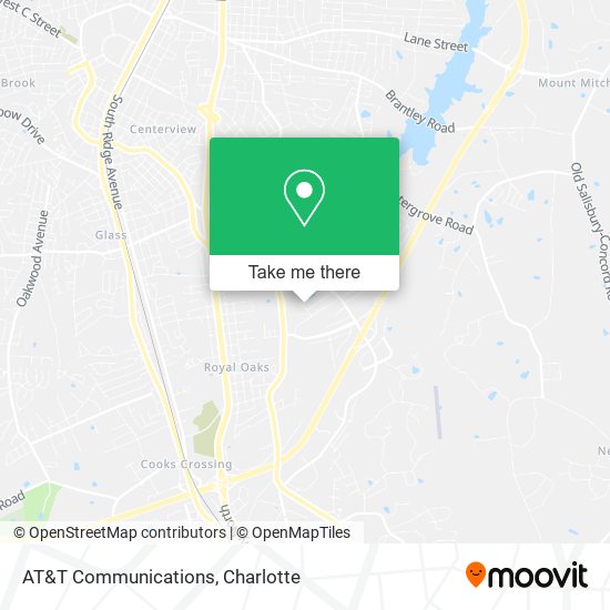 AT&T Communications map