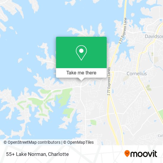 Mapa de 55+ Lake Norman