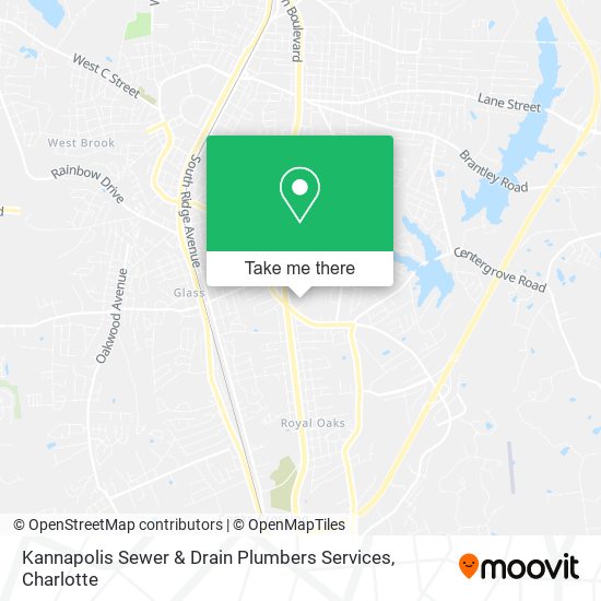Mapa de Kannapolis Sewer & Drain Plumbers Services