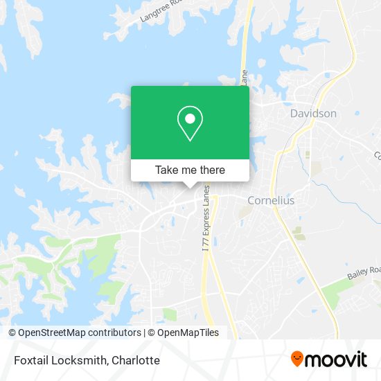 Foxtail Locksmith map