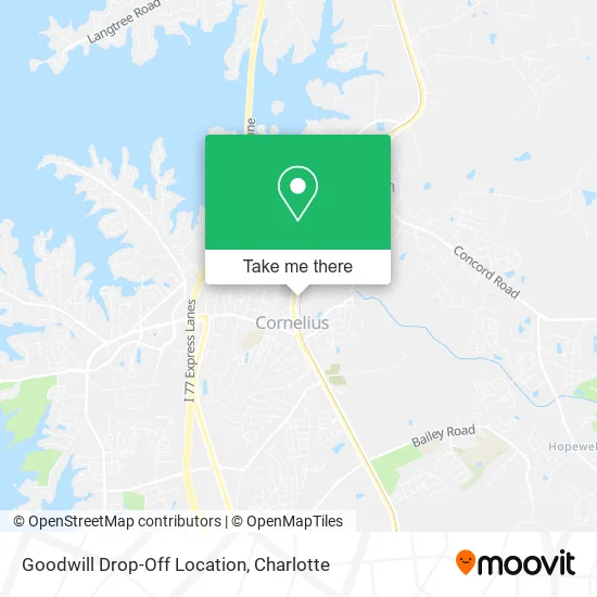Goodwill Drop-Off Location map