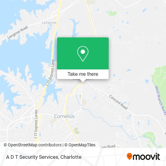 A D T Security Services map