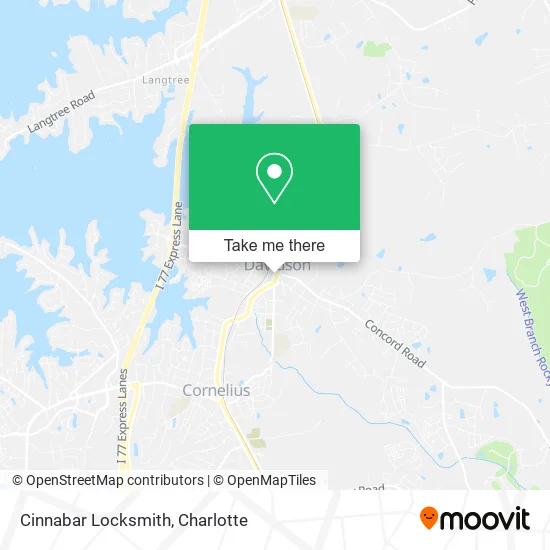 Cinnabar Locksmith map