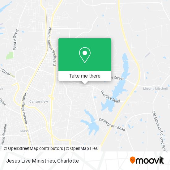 Jesus Live Ministries map