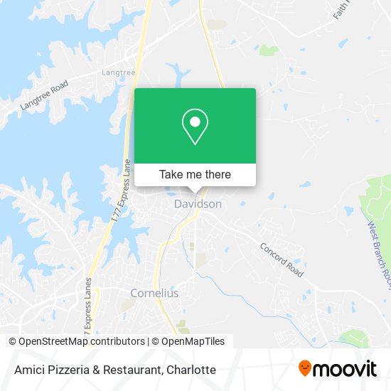 Amici Pizzeria & Restaurant map