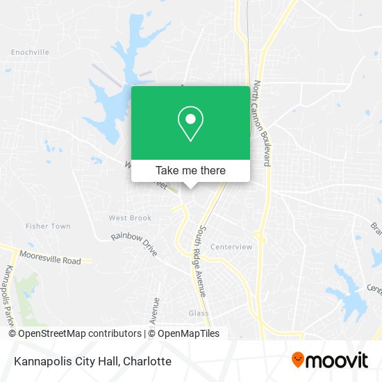 Kannapolis City Hall map