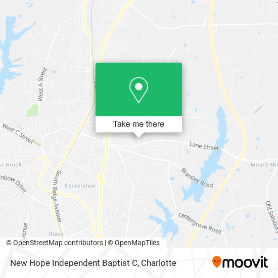 New Hope Independent Baptist C map