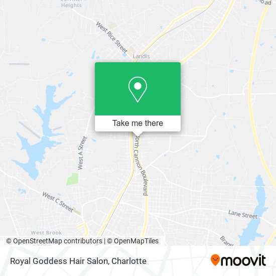 Mapa de Royal Goddess Hair Salon
