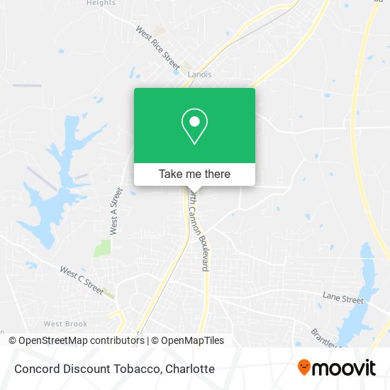 Concord Discount Tobacco map