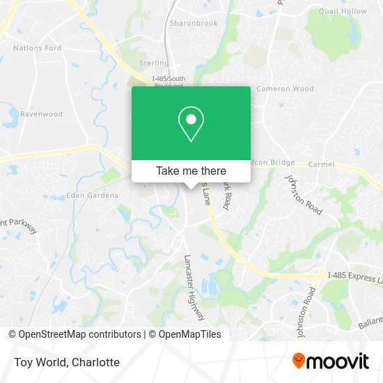 Toy World map