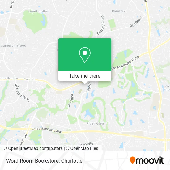 Word Room Bookstore map