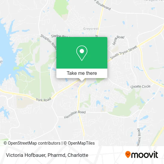 Mapa de Victoria Hofbauer, Pharmd