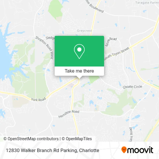 12830 Walker Branch Rd Parking map