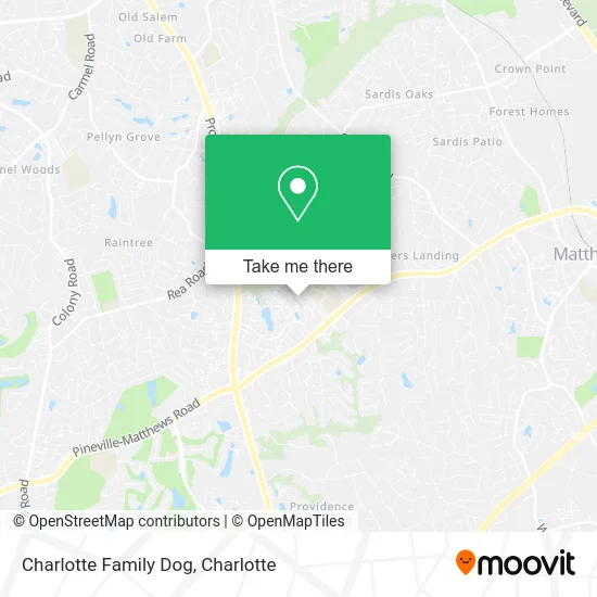 Charlotte Family Dog map