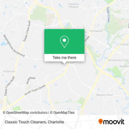 Classic Touch Cleaners map