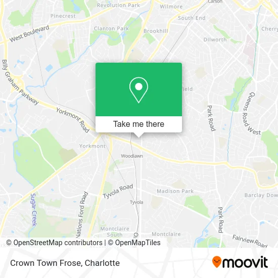 Crown Town Frose map