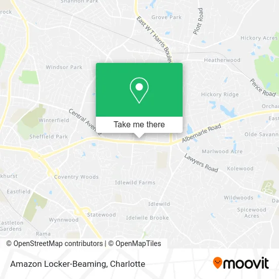 Amazon Locker-Beaming map