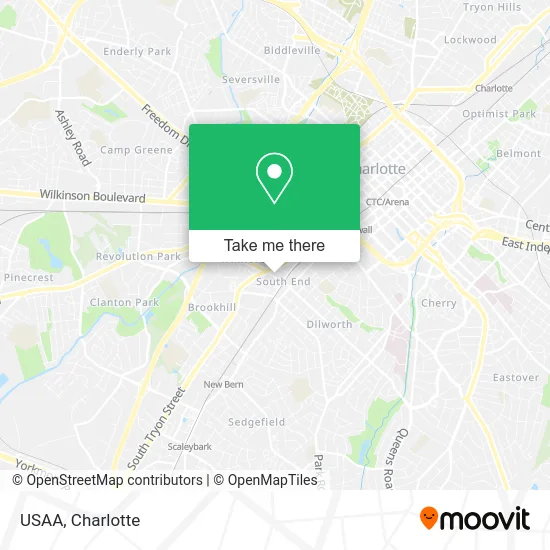 USAA map