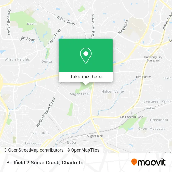 Ballfield 2 Sugar Creek map