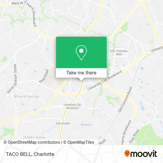 TACO BELL map