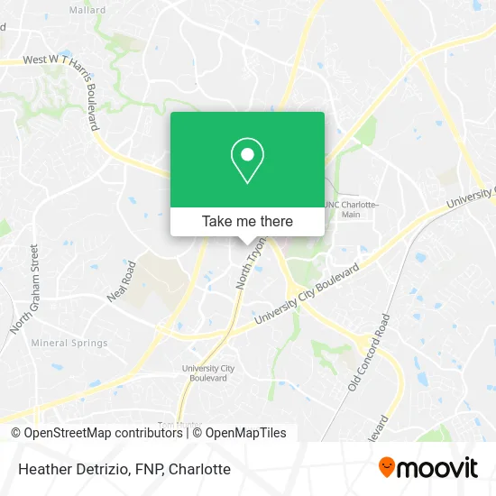 Mapa de Heather Detrizio, FNP