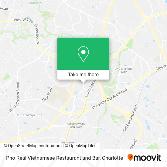 Pho Real Vietnamese Restaurant and Bar map