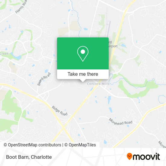 Mapa de Boot Barn