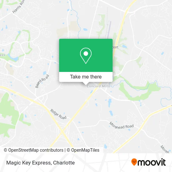 Magic Key Express map