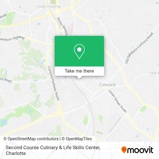 Mapa de Second Course Culinary & Life Skills Center