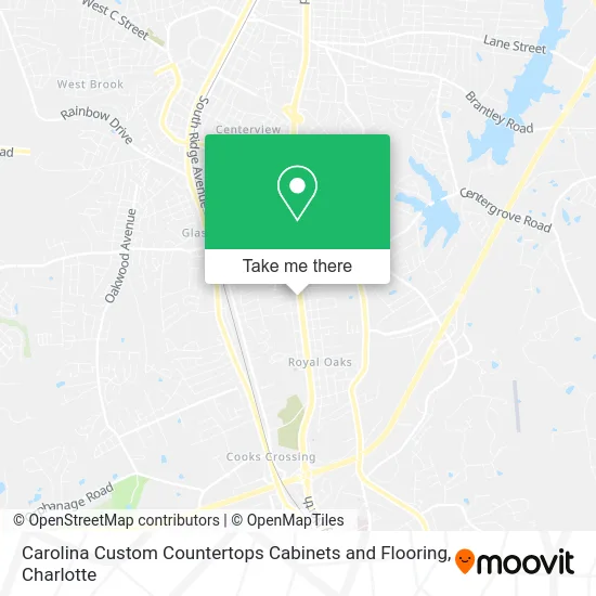 Carolina Custom Countertops Cabinets and Flooring map