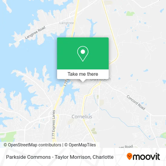 Parkside Commons - Taylor Morrison map
