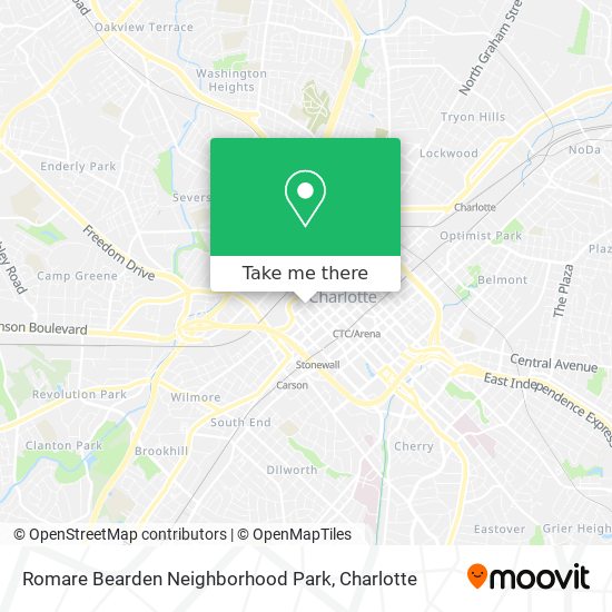 Mapa de Romare Bearden Neighborhood Park