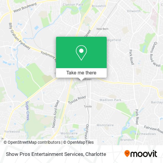 Show Pros Entertainment Services map