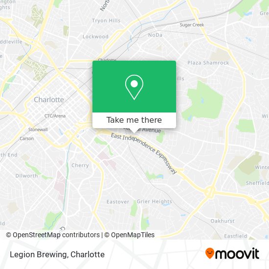 Mapa de Legion Brewing