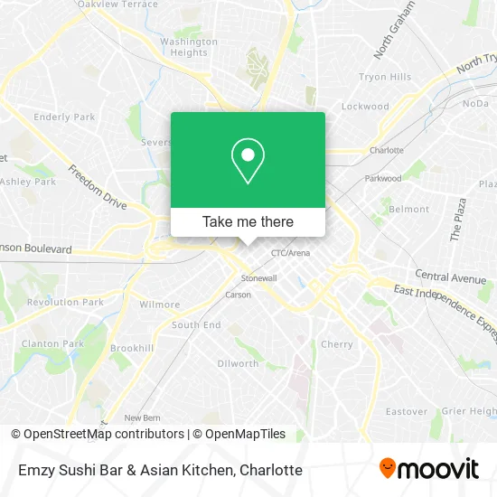 Emzy Sushi Bar & Asian Kitchen map