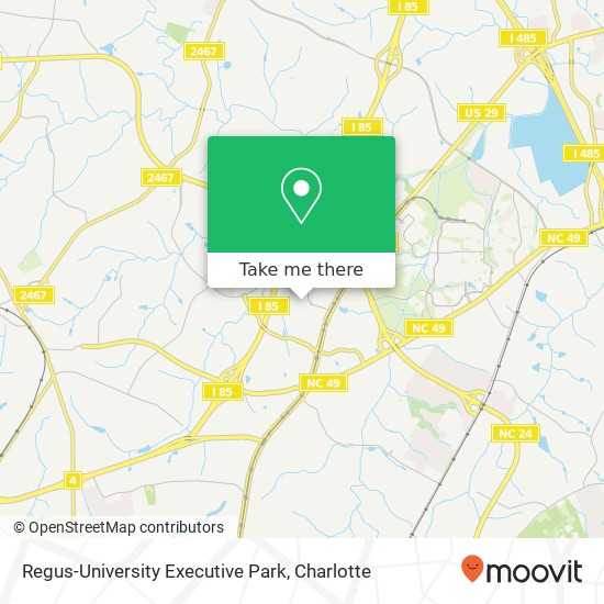 Regus-University Executive Park map