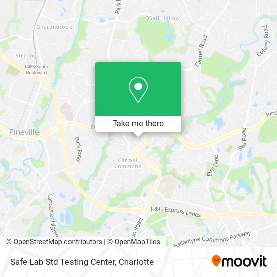 Safe Lab Std Testing Center map
