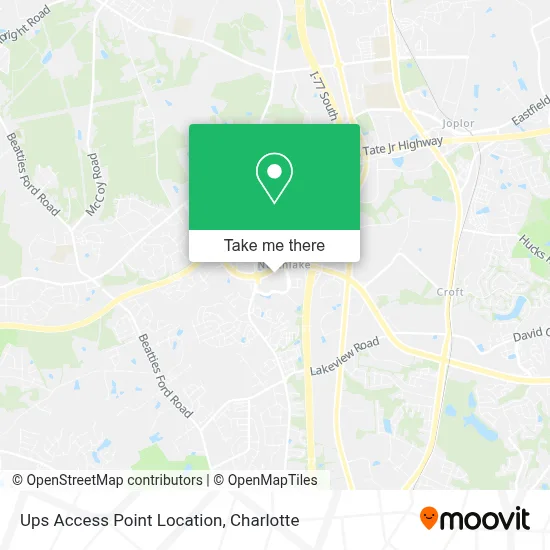 Ups Access Point Location map